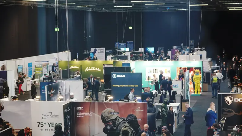 Utställningen på CBRNe symposiet